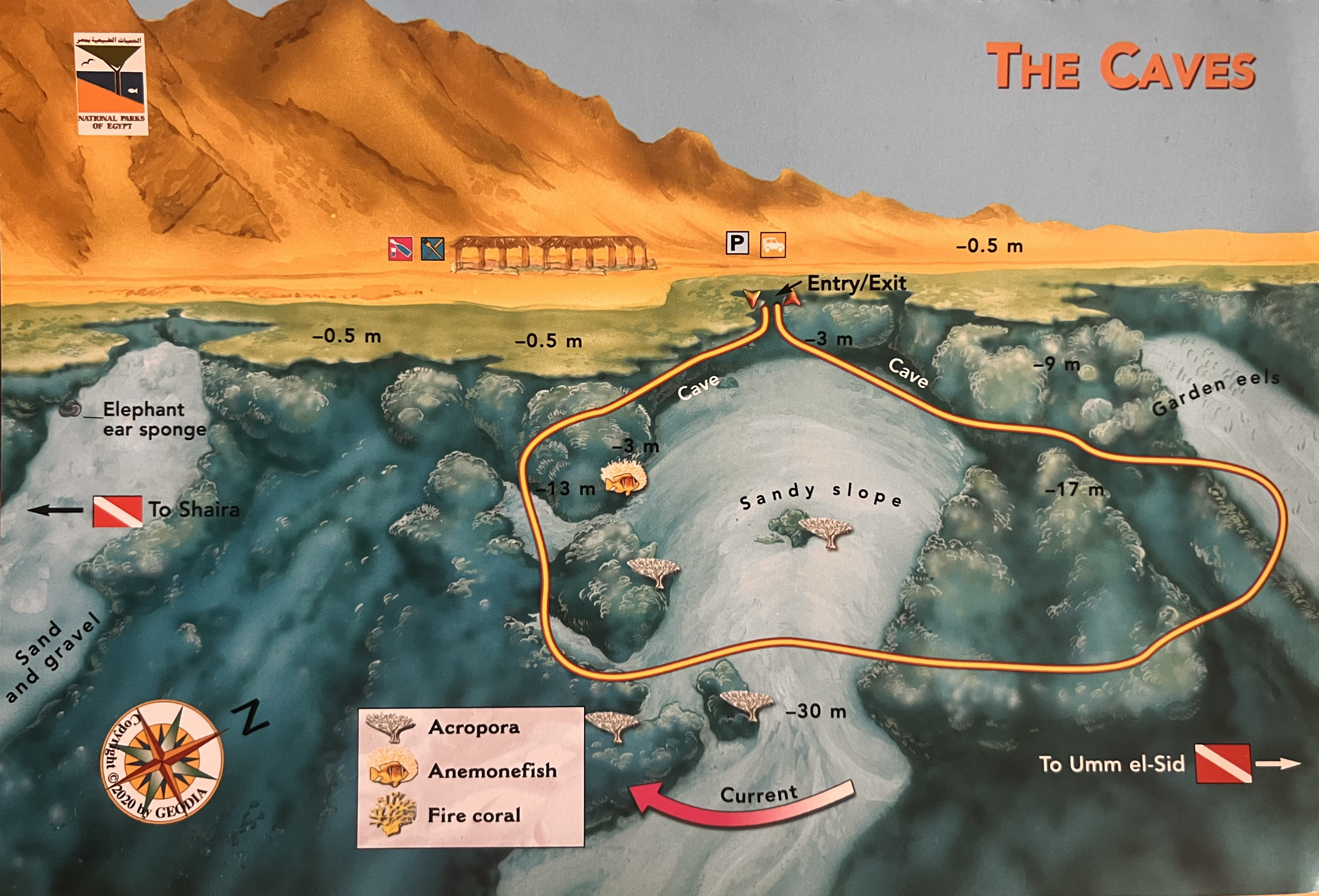 The Caves Dive Site in Dahab