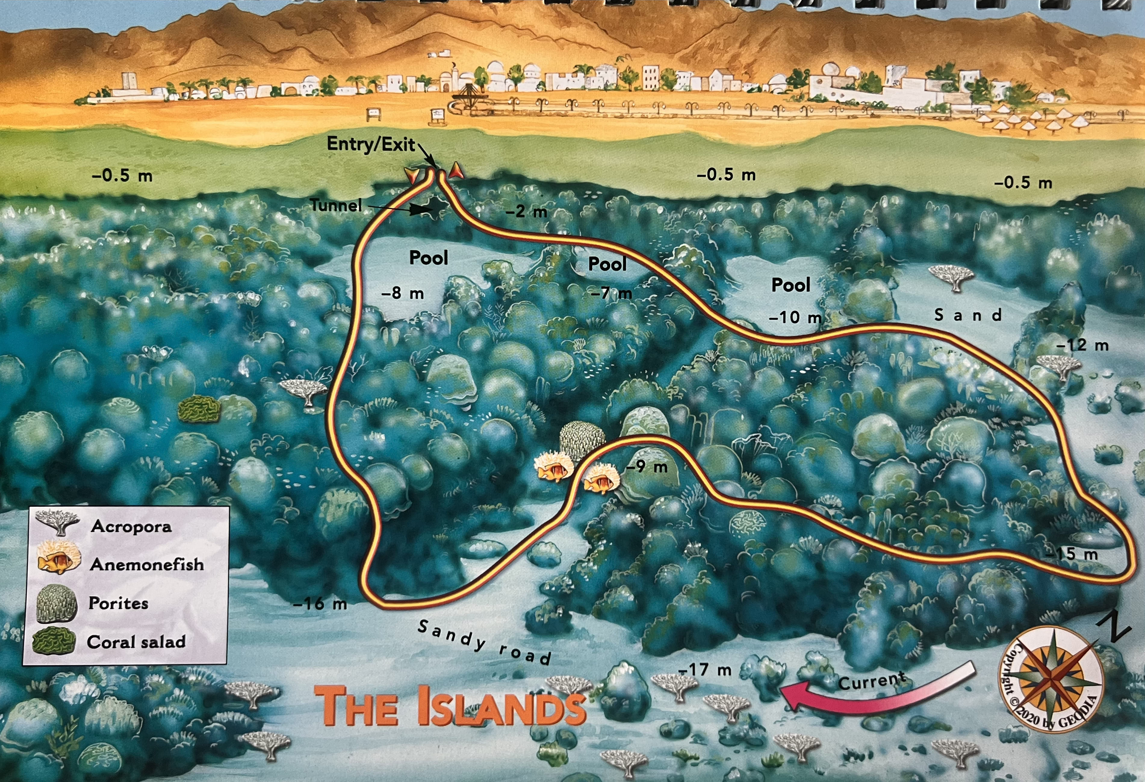 The Islands Dive Site in Dahab